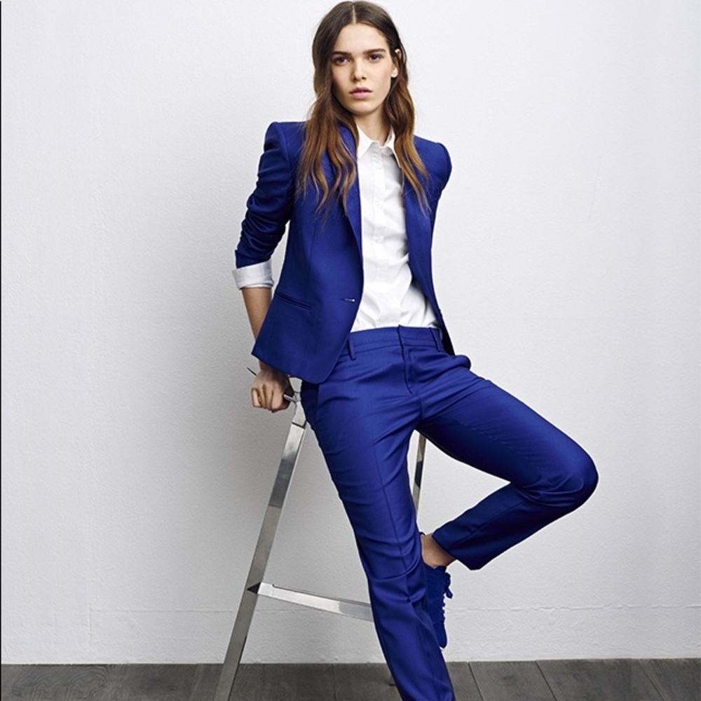 Comptoir des cottoniers electric blue blazer